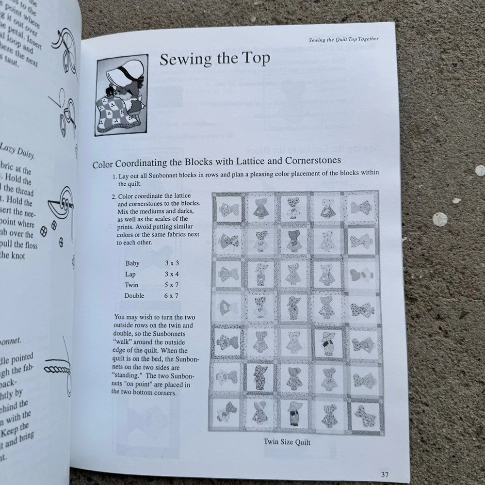 Sunbonnet‎ Sue Quilt Pattern Book